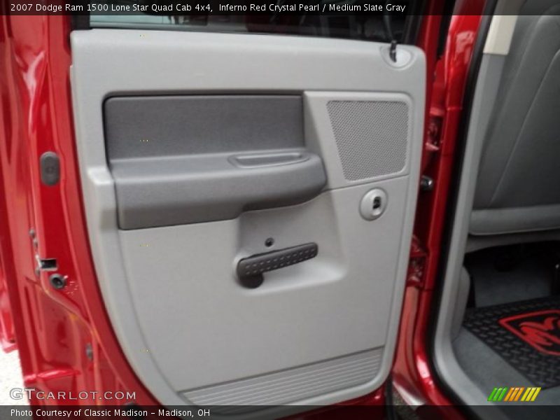 Inferno Red Crystal Pearl / Medium Slate Gray 2007 Dodge Ram 1500 Lone Star Quad Cab 4x4