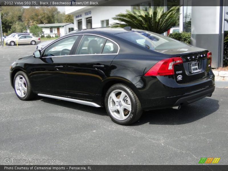 Black / Beechwood Brown/Off Black 2012 Volvo S60 T5
