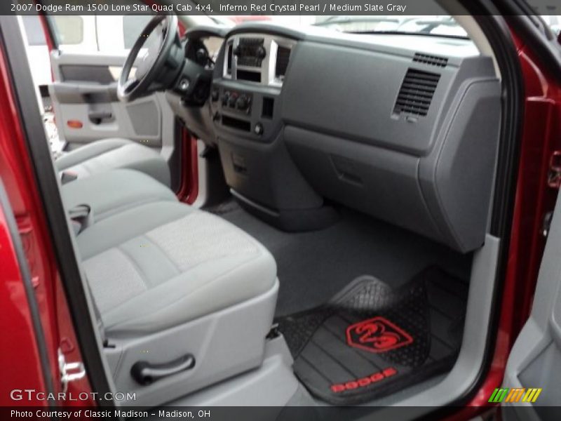 Inferno Red Crystal Pearl / Medium Slate Gray 2007 Dodge Ram 1500 Lone Star Quad Cab 4x4