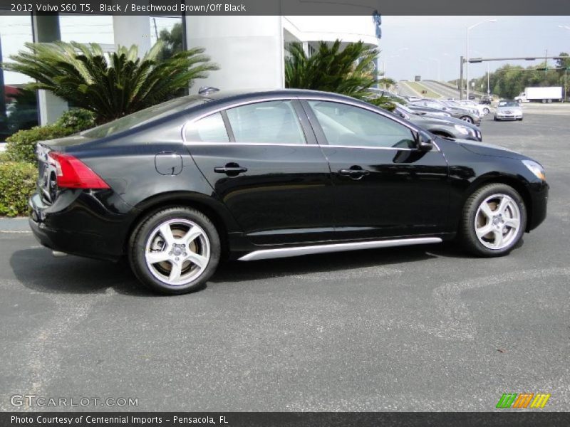 Black / Beechwood Brown/Off Black 2012 Volvo S60 T5