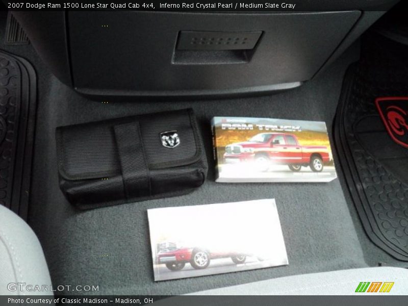 Inferno Red Crystal Pearl / Medium Slate Gray 2007 Dodge Ram 1500 Lone Star Quad Cab 4x4