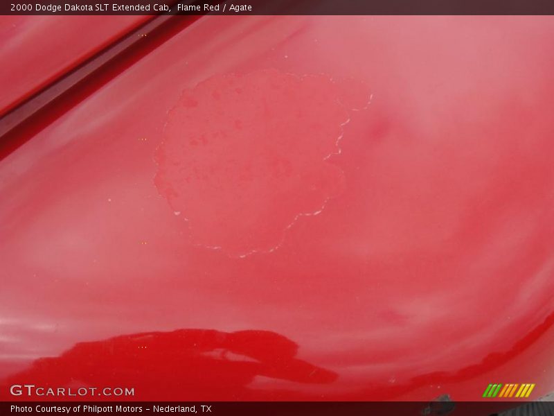Flame Red / Agate 2000 Dodge Dakota SLT Extended Cab
