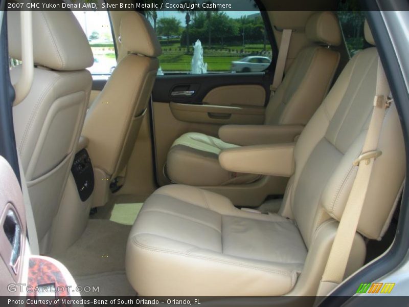 Silver Birch Metallic / Cocoa/Light Cashmere 2007 GMC Yukon Denali AWD