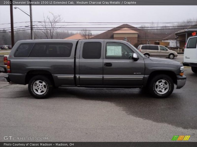  2001 Silverado 1500 LS Extended Cab Medium Charcoal Gray Metallic