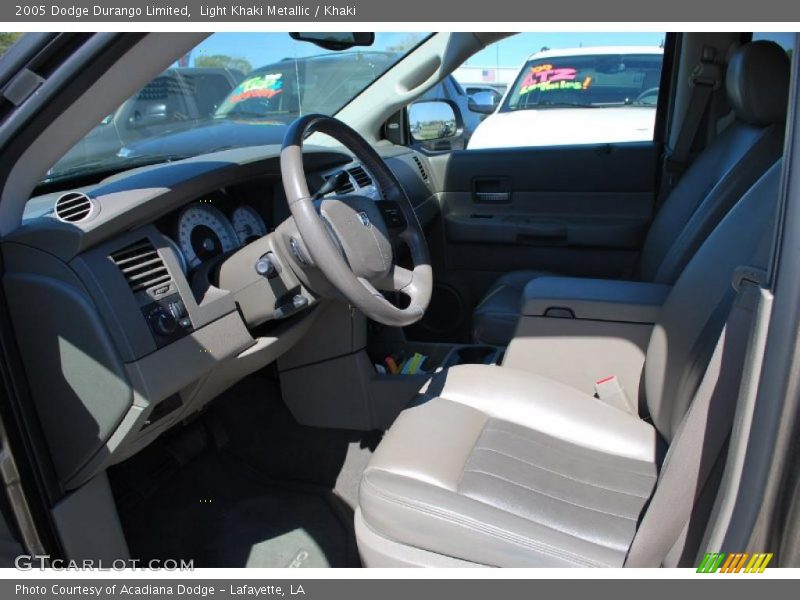 Light Khaki Metallic / Khaki 2005 Dodge Durango Limited