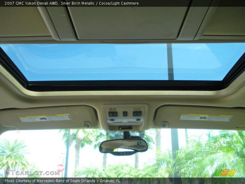 Silver Birch Metallic / Cocoa/Light Cashmere 2007 GMC Yukon Denali AWD