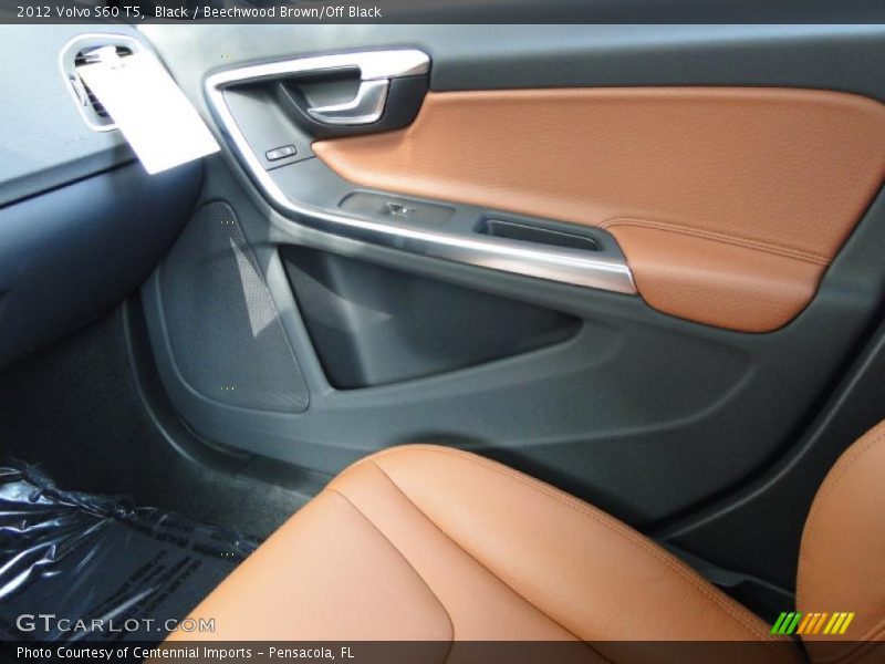 Black / Beechwood Brown/Off Black 2012 Volvo S60 T5