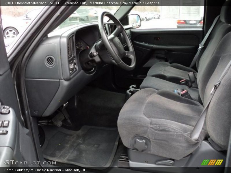  2001 Silverado 1500 LS Extended Cab Graphite Interior