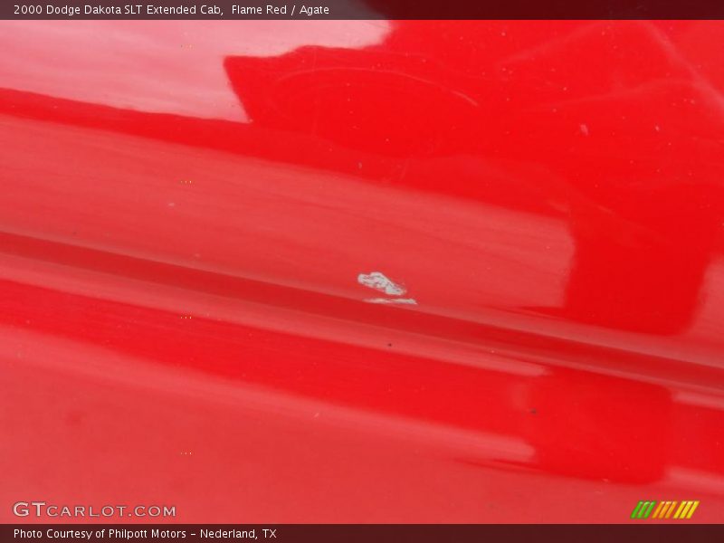 Flame Red / Agate 2000 Dodge Dakota SLT Extended Cab