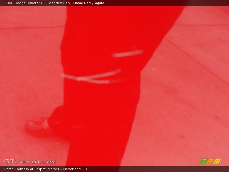 Flame Red / Agate 2000 Dodge Dakota SLT Extended Cab