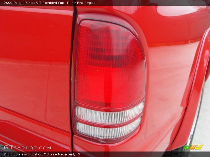 Flame Red / Agate 2000 Dodge Dakota SLT Extended Cab