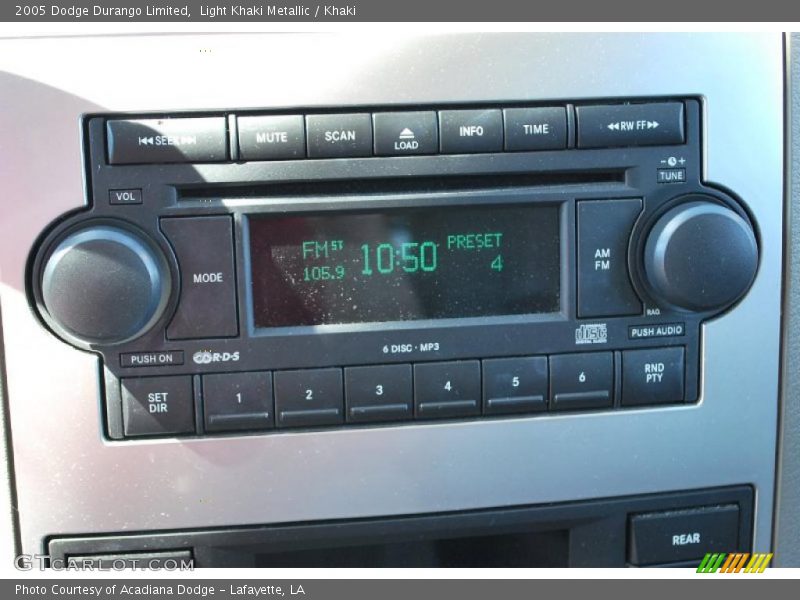 Controls of 2005 Durango Limited
