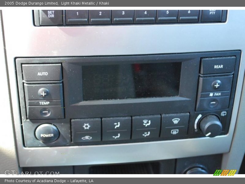 Controls of 2005 Durango Limited