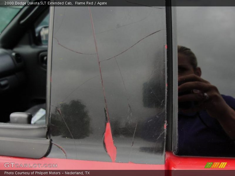 Flame Red / Agate 2000 Dodge Dakota SLT Extended Cab