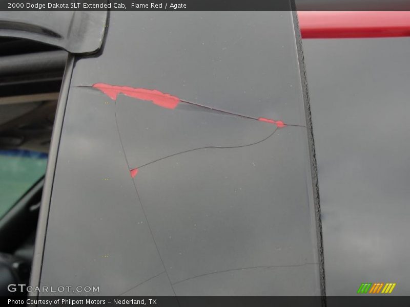 Flame Red / Agate 2000 Dodge Dakota SLT Extended Cab