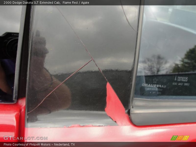 Flame Red / Agate 2000 Dodge Dakota SLT Extended Cab