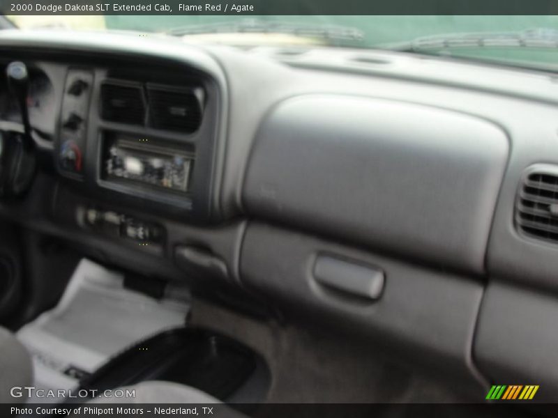 Flame Red / Agate 2000 Dodge Dakota SLT Extended Cab