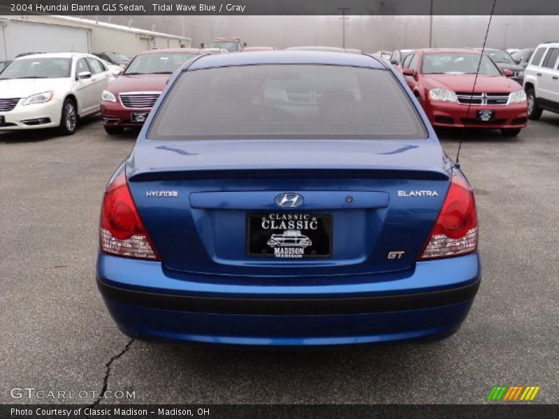 Tidal Wave Blue / Gray 2004 Hyundai Elantra GLS Sedan