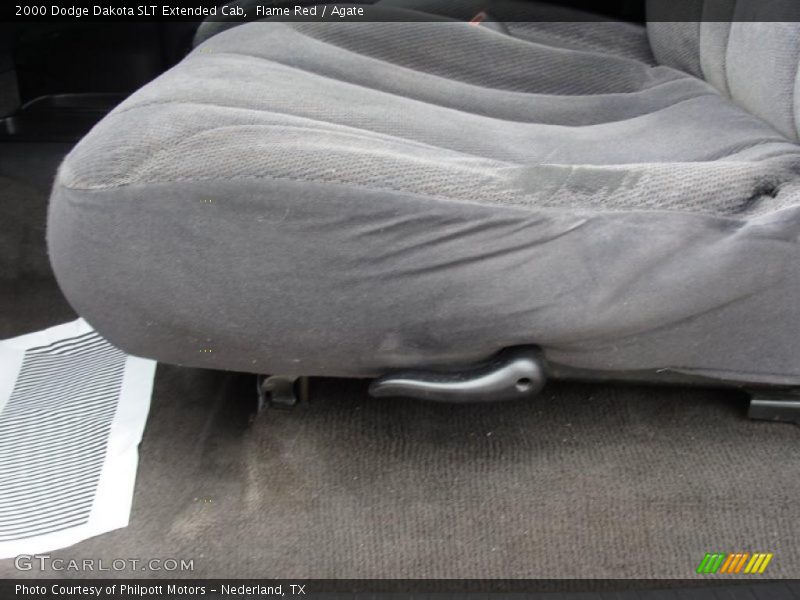 Flame Red / Agate 2000 Dodge Dakota SLT Extended Cab