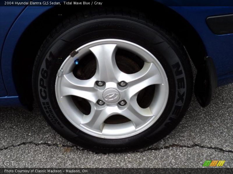 Tidal Wave Blue / Gray 2004 Hyundai Elantra GLS Sedan