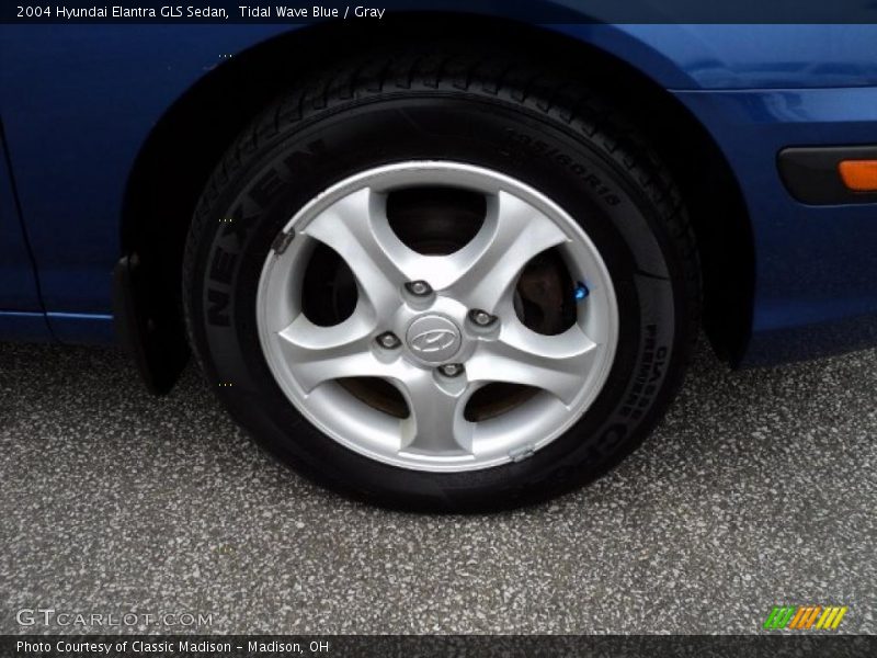 Tidal Wave Blue / Gray 2004 Hyundai Elantra GLS Sedan