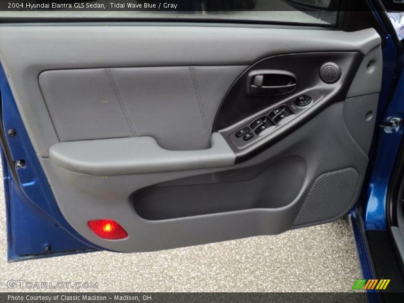 Tidal Wave Blue / Gray 2004 Hyundai Elantra GLS Sedan
