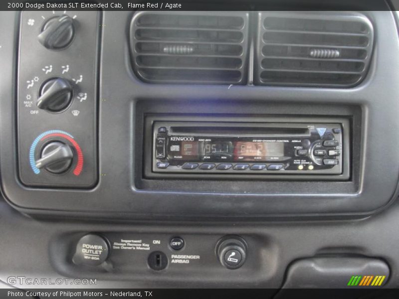 Flame Red / Agate 2000 Dodge Dakota SLT Extended Cab
