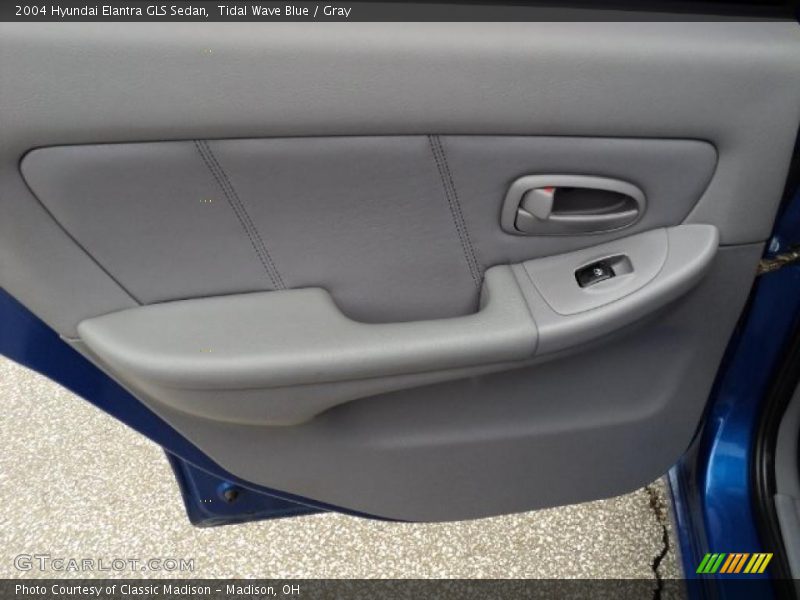 Tidal Wave Blue / Gray 2004 Hyundai Elantra GLS Sedan
