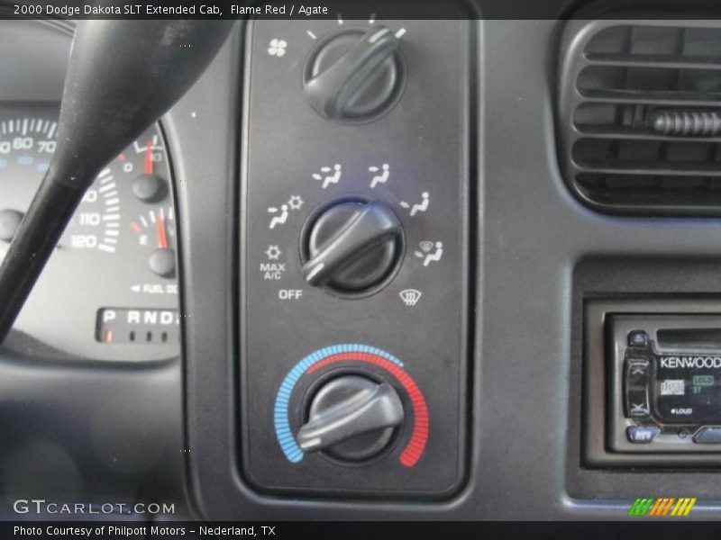 Flame Red / Agate 2000 Dodge Dakota SLT Extended Cab