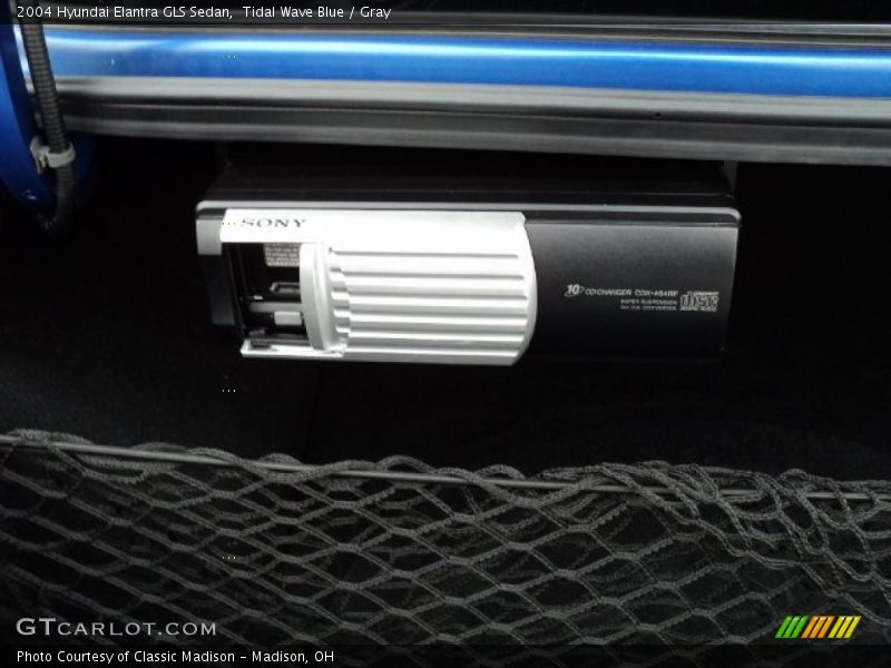 Tidal Wave Blue / Gray 2004 Hyundai Elantra GLS Sedan