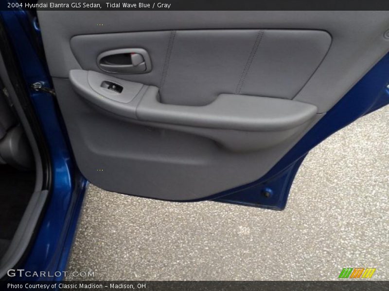 Tidal Wave Blue / Gray 2004 Hyundai Elantra GLS Sedan