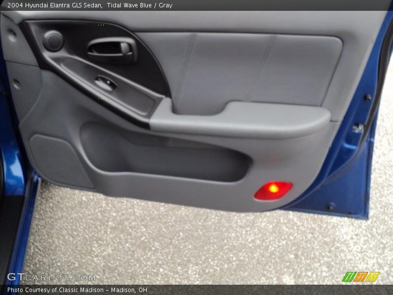 Tidal Wave Blue / Gray 2004 Hyundai Elantra GLS Sedan