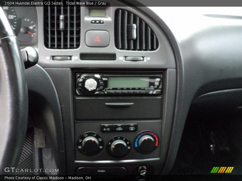 Tidal Wave Blue / Gray 2004 Hyundai Elantra GLS Sedan