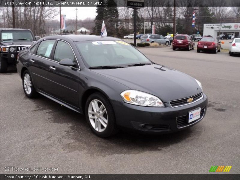 Cyber Gray Metallic / Gray 2010 Chevrolet Impala LTZ