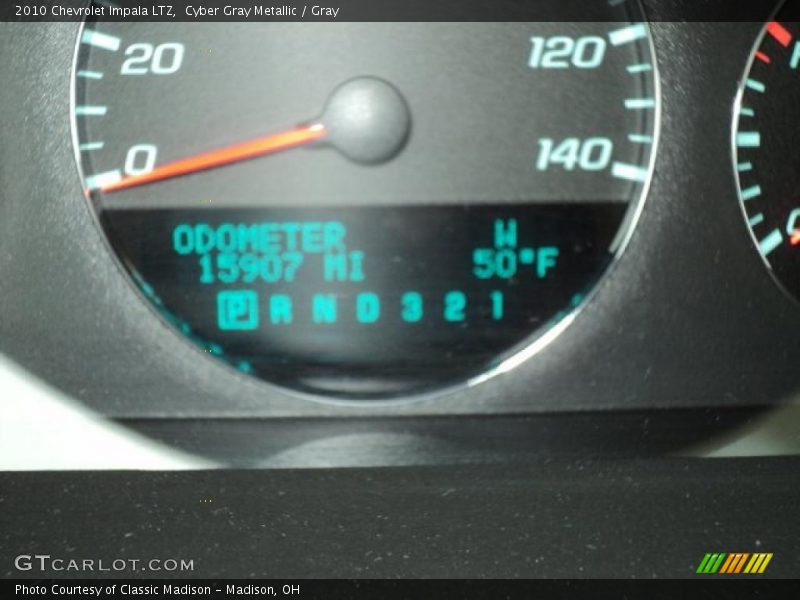 Cyber Gray Metallic / Gray 2010 Chevrolet Impala LTZ