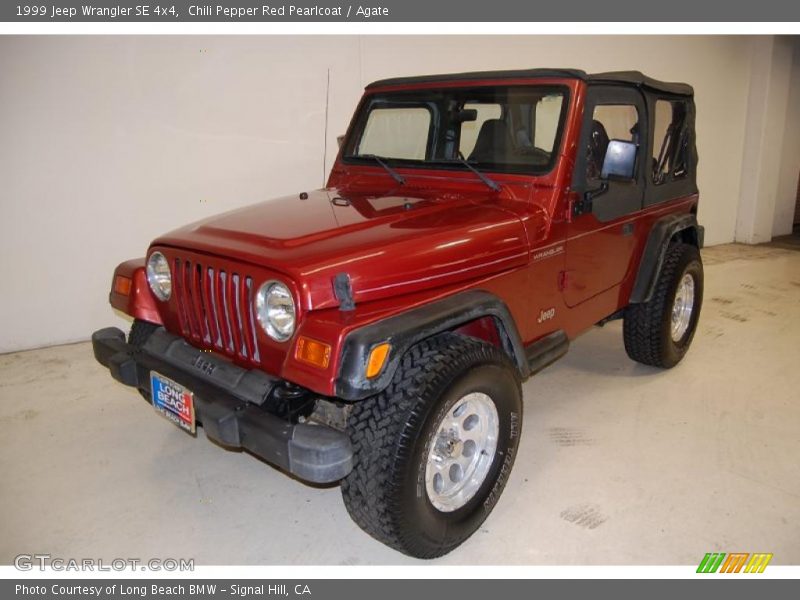 Chili Pepper Red Pearlcoat / Agate 1999 Jeep Wrangler SE 4x4
