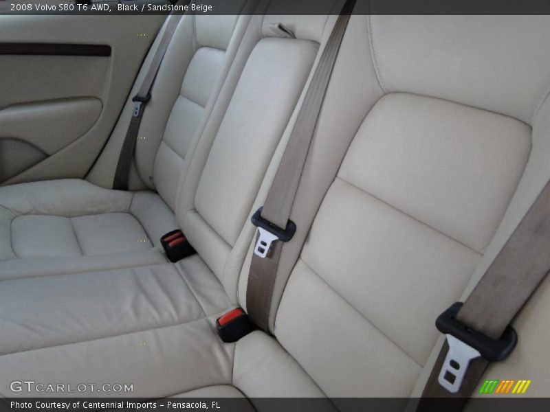 Black / Sandstone Beige 2008 Volvo S80 T6 AWD