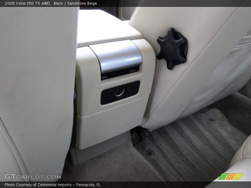 Black / Sandstone Beige 2008 Volvo S80 T6 AWD