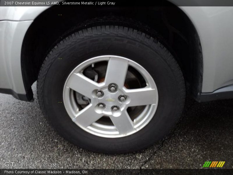 Silverstone Metallic / Light Gray 2007 Chevrolet Equinox LS AWD