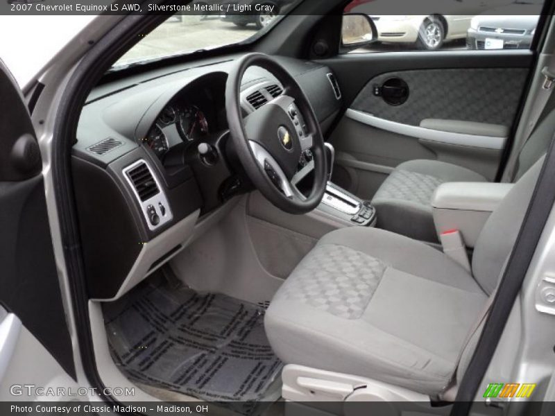 Silverstone Metallic / Light Gray 2007 Chevrolet Equinox LS AWD