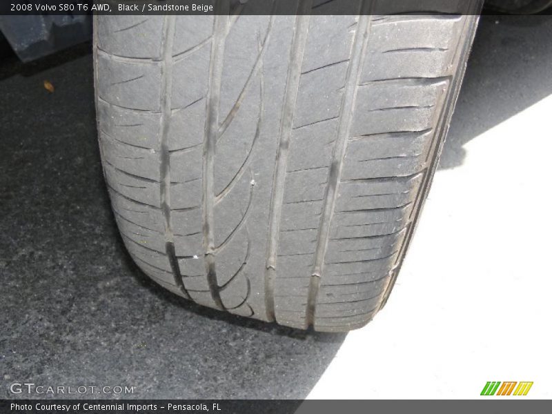 Black / Sandstone Beige 2008 Volvo S80 T6 AWD