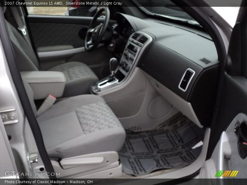Silverstone Metallic / Light Gray 2007 Chevrolet Equinox LS AWD