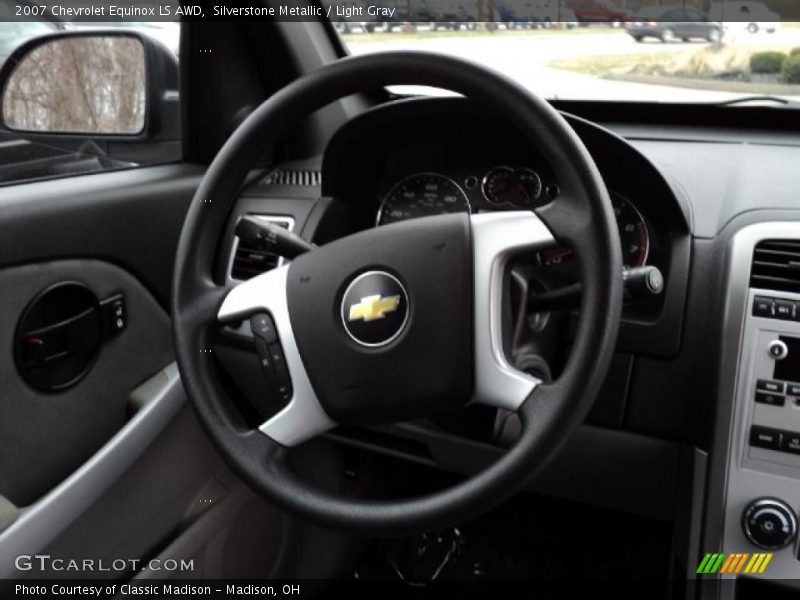 Silverstone Metallic / Light Gray 2007 Chevrolet Equinox LS AWD