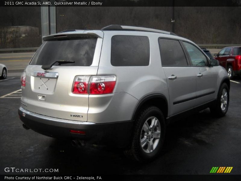 Quicksilver Metallic / Ebony 2011 GMC Acadia SL AWD
