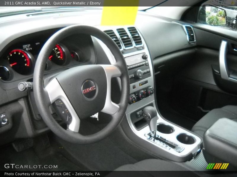 Ebony Interior - 2011 Acadia SL AWD 