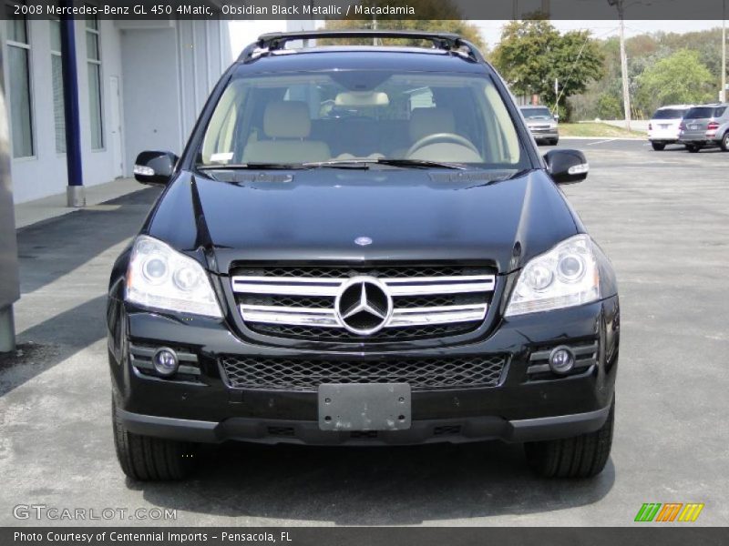 Obsidian Black Metallic / Macadamia 2008 Mercedes-Benz GL 450 4Matic