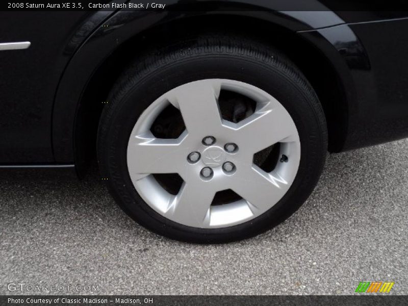 Carbon Flash Black / Gray 2008 Saturn Aura XE 3.5