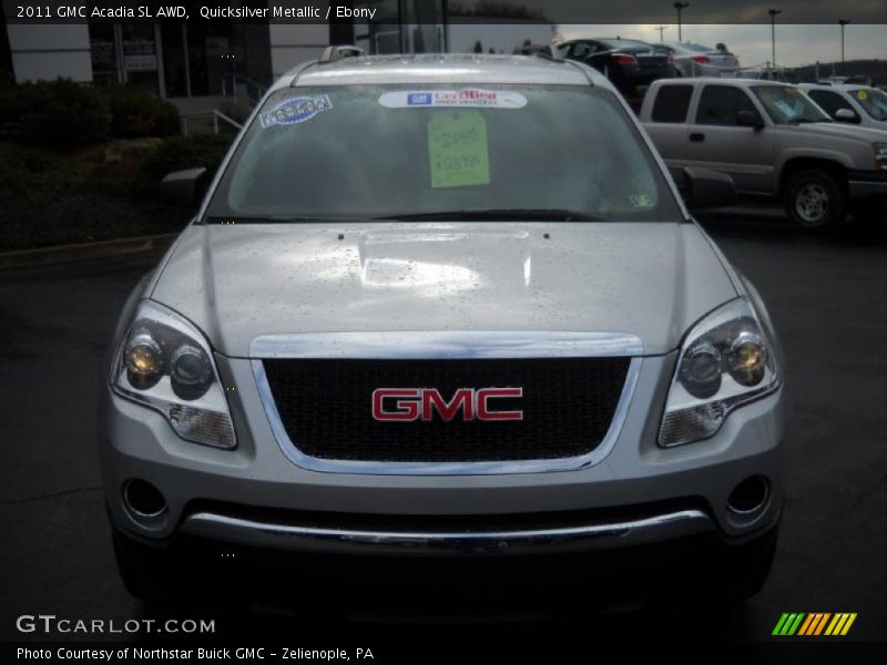 Quicksilver Metallic / Ebony 2011 GMC Acadia SL AWD