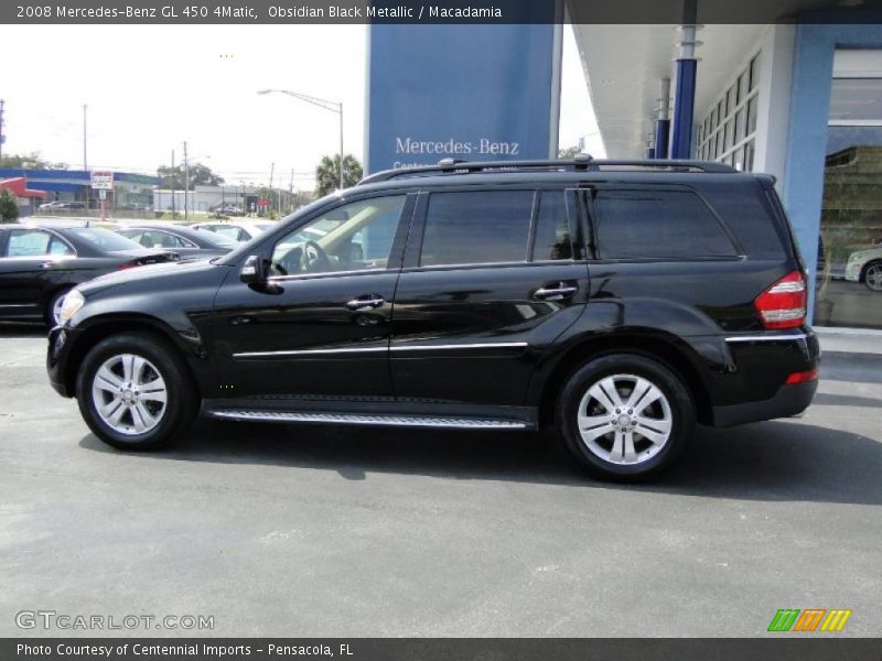 Obsidian Black Metallic / Macadamia 2008 Mercedes-Benz GL 450 4Matic
