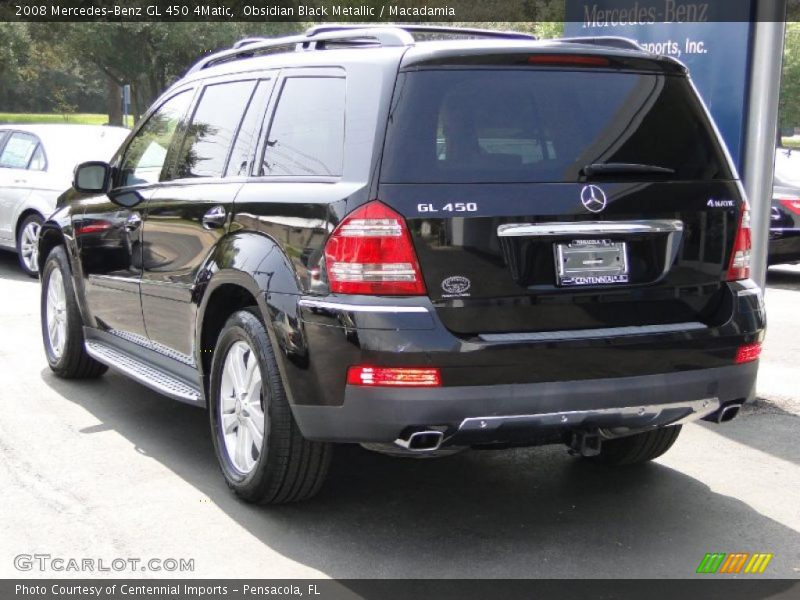 Obsidian Black Metallic / Macadamia 2008 Mercedes-Benz GL 450 4Matic